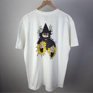 NEW Vans Wizard Magician Hocus Double Sided White Classic T Shirt NWT Size Large